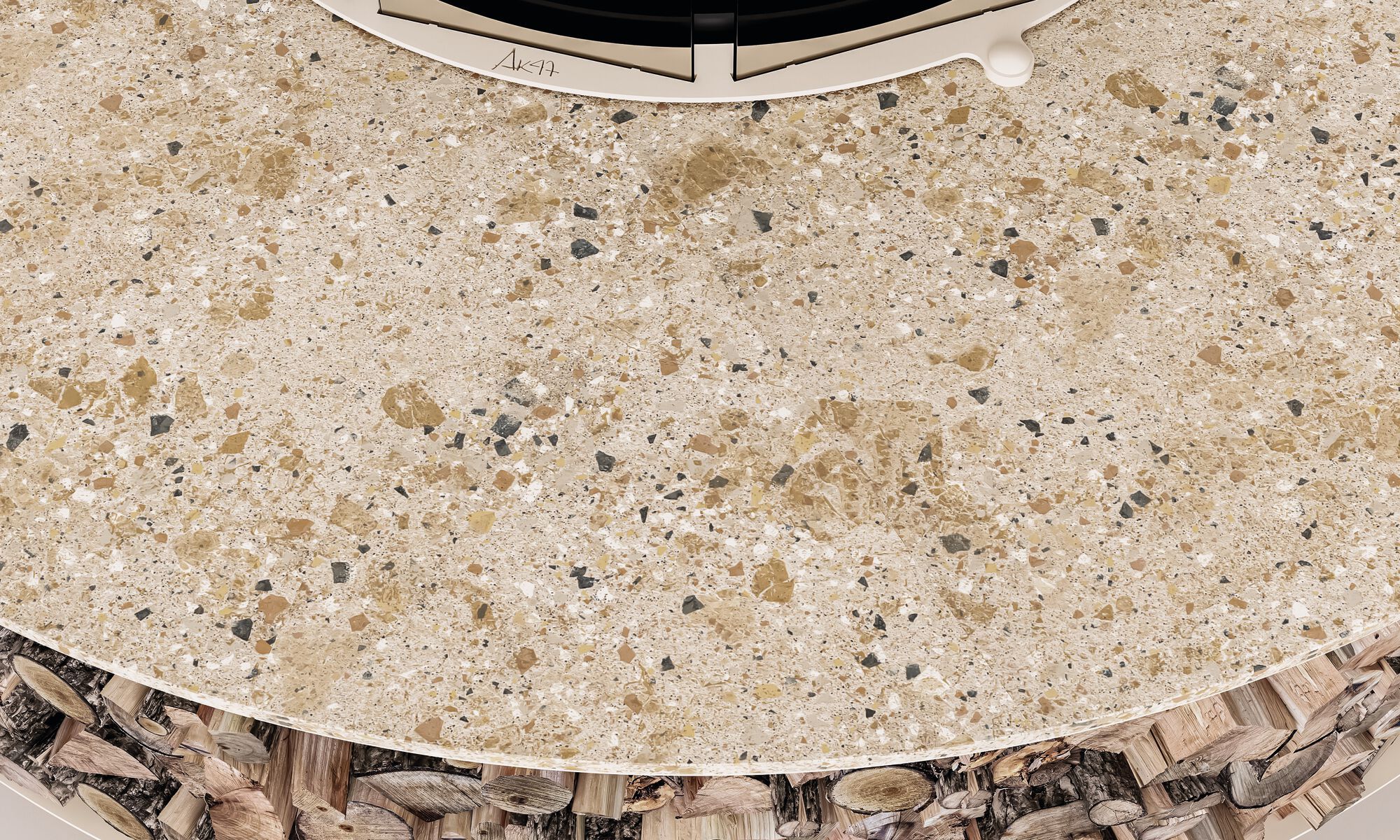 Жаровня с керамогранитным верхом Ak47 Design ZERO KERAMIK ARCH-00035806 - Вид №4