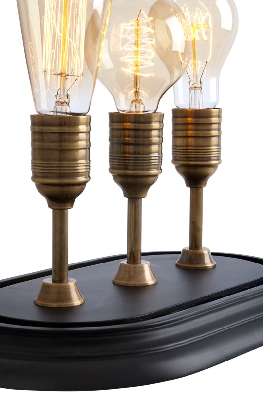 Настольная лампа Sargent от Eichholtz 108582 EICHHOLTZ ИНТЕРЬЕРНЫЕ 061688 Бронза;прозрачный  - Вид №2