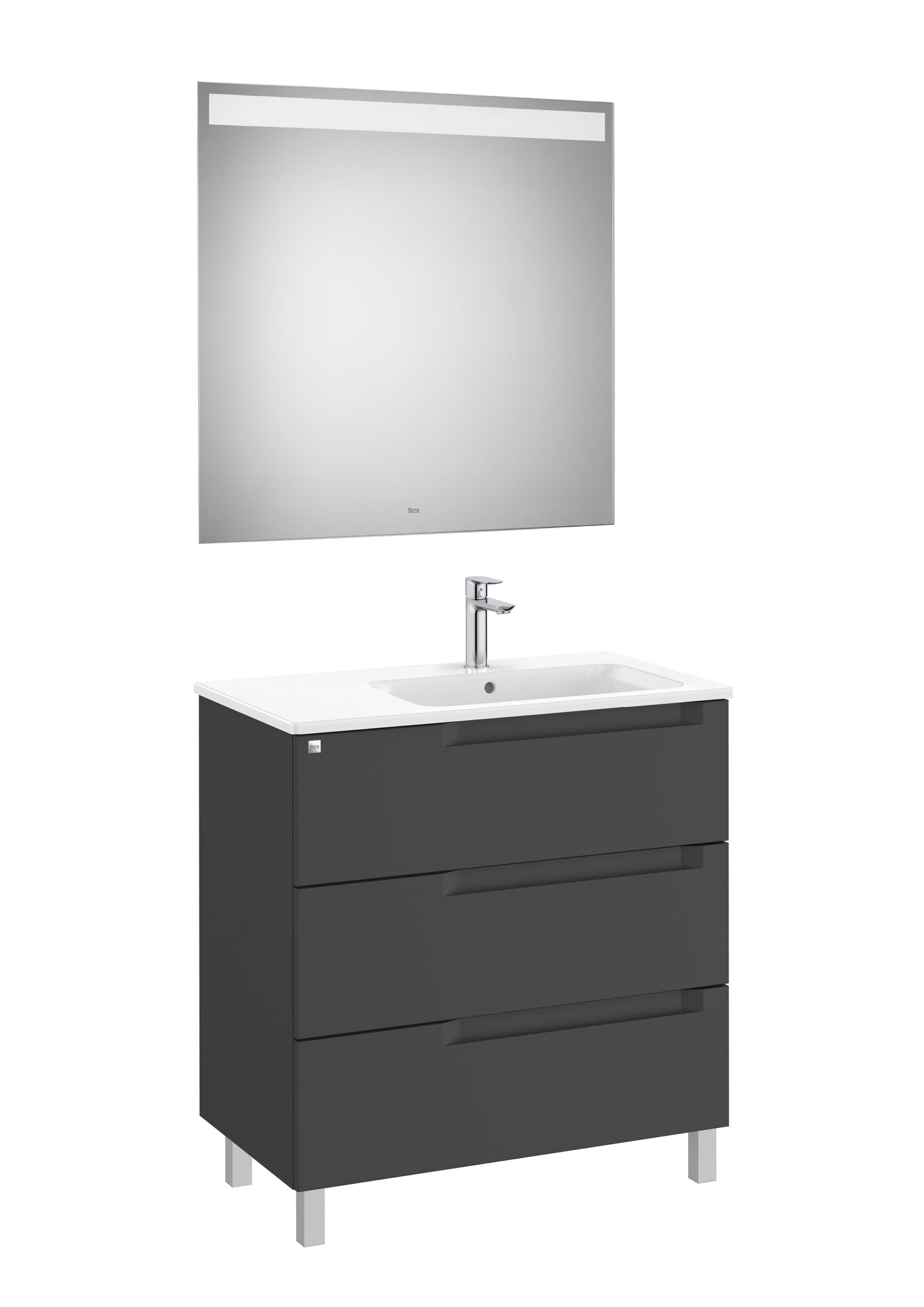 Деревянный напольный умывальник с зеркалом Roca Aleyda ARCH-00106137 - Вид №10