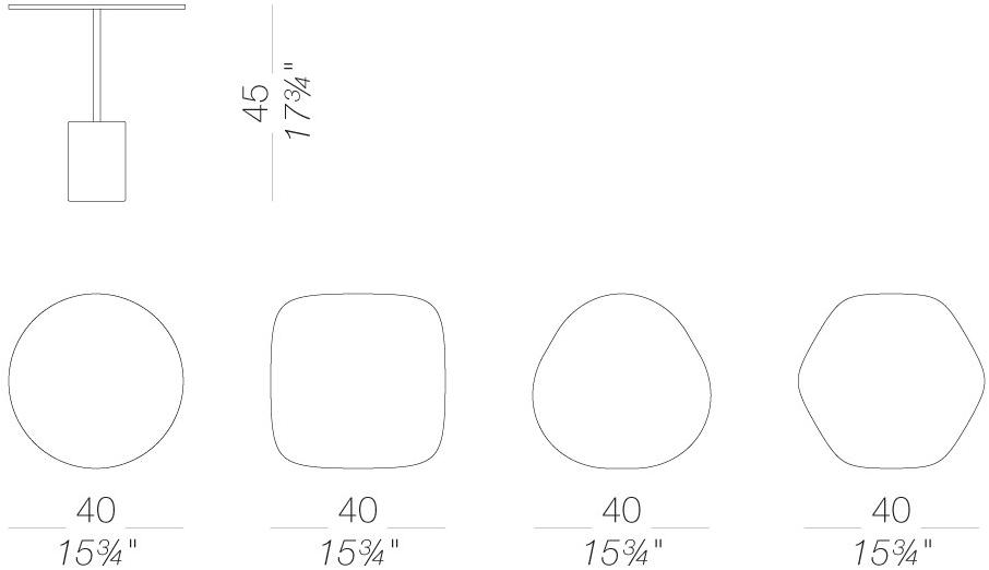 Lapalma Шестиугольный столик для сада Jey outdoor sun-id-1398122 - Вид №2