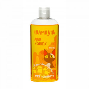 ПР0057028 Шампунь для кошек Манговый Сорбет 250мл VETЗАБОТА