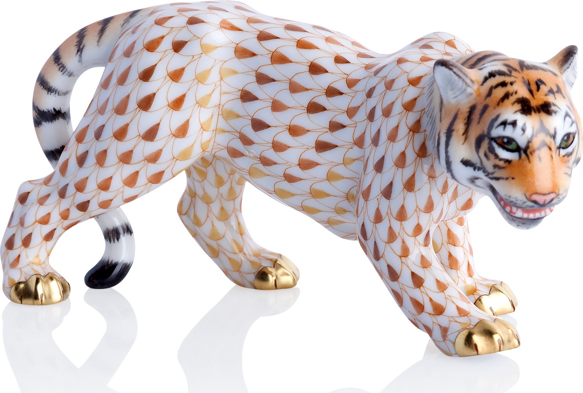 10615691 Herend Фигурка 5,5см "Тигр" (лим.вып. 250шт) Фарфор 