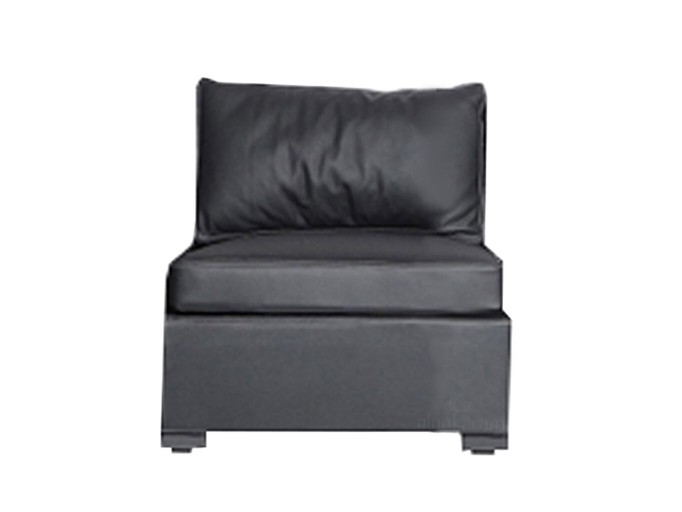 Кресло из искусственной кожи без подлокотников Alankaram DERI ARCH-00128815 - Вид №1