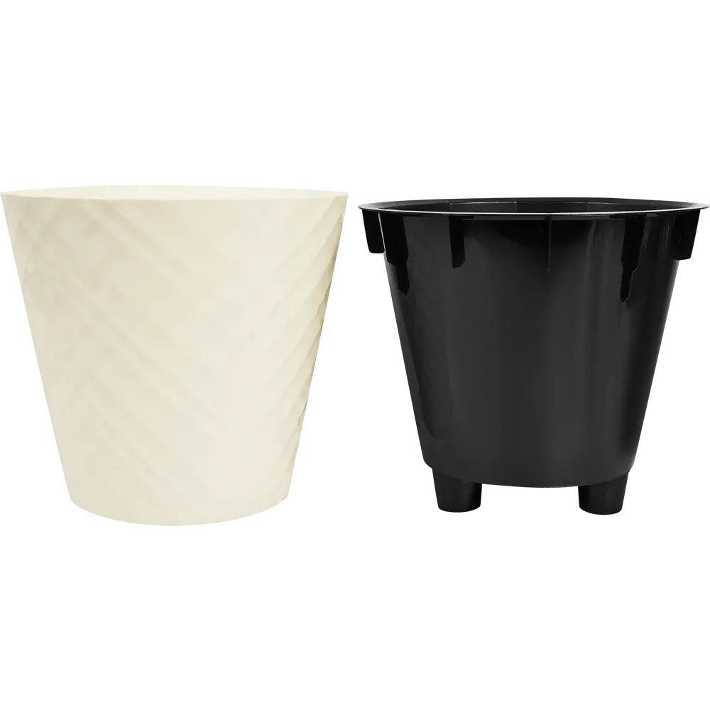 Ingreen Manhattan - цветочный горшок для комнатных растений с подставкой 89344584 STLM-1357715 - Вид №1