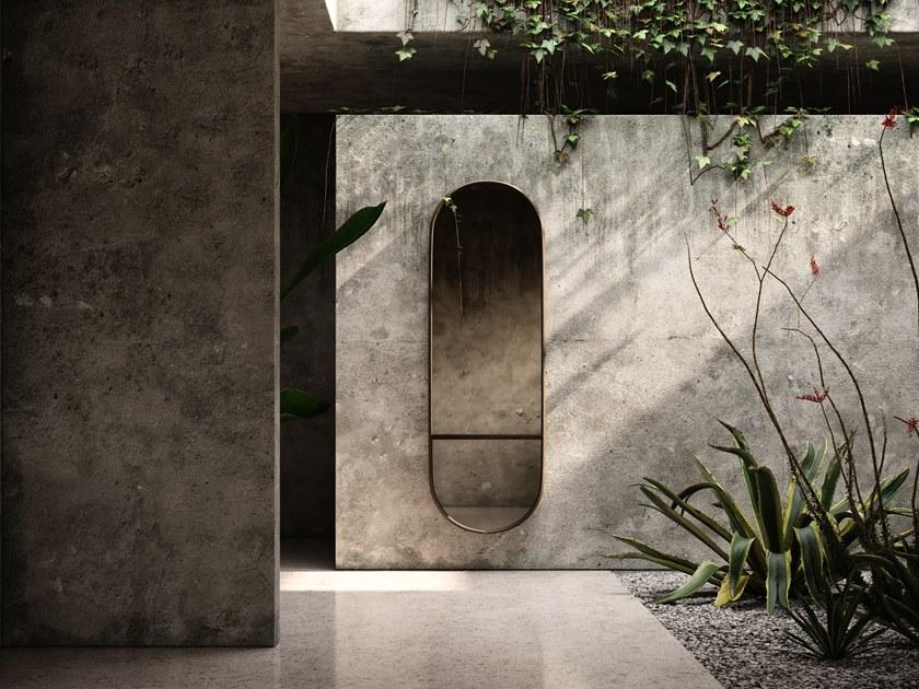 Domkapa Овальное зеркало с настенной полкой  Dke12  - Вид №3