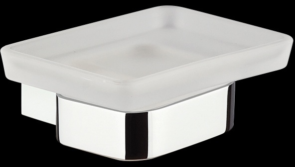 EZ123 Мыльница в ванную, подвесная, из матового стекла bagno&associati ESSENZA