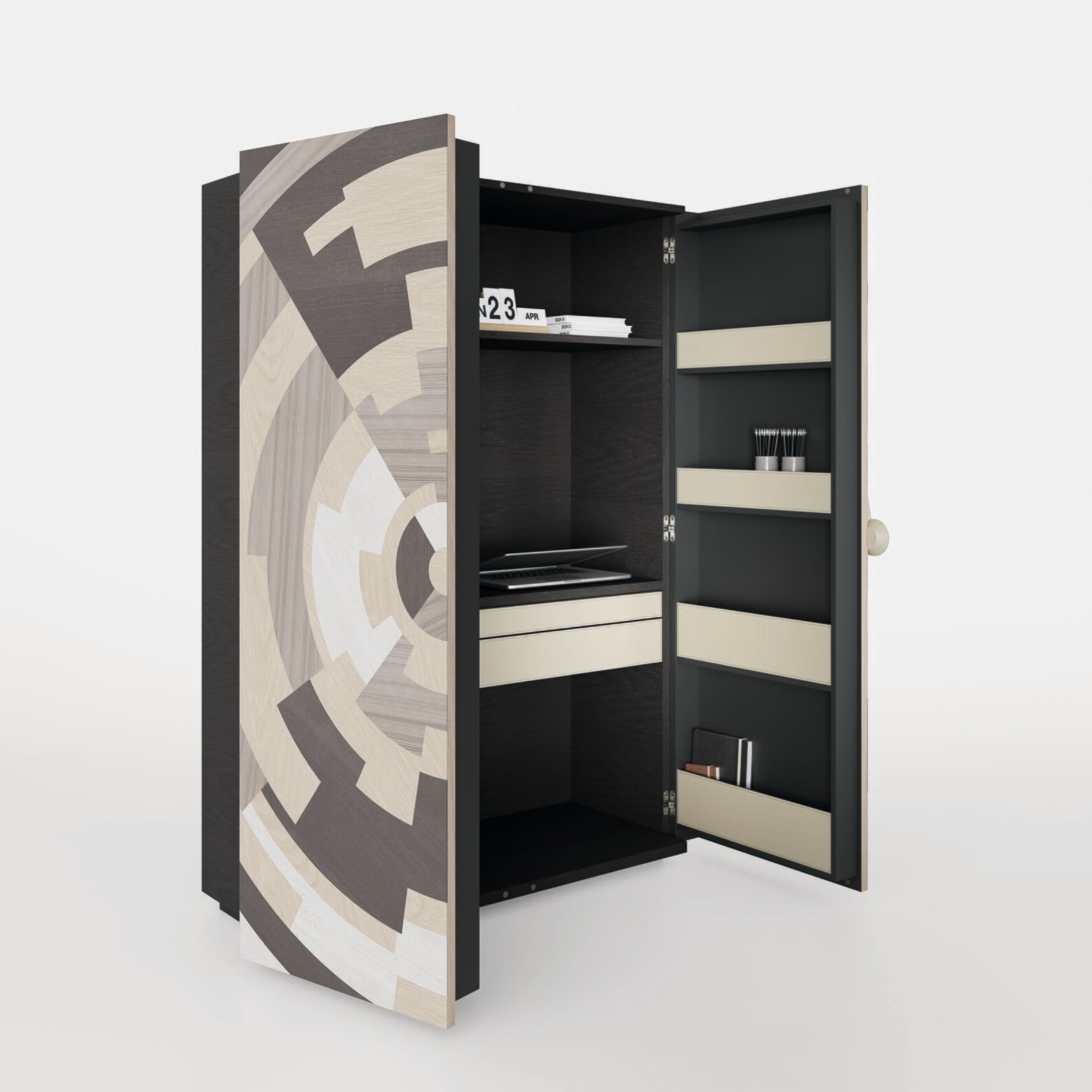 Деревянный шкаф со встроенным освещением Bizzotto Italia Aequilibrium ARCH-00118381 - Вид №1