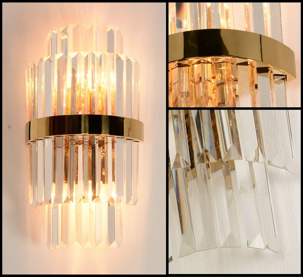 Светильник настенный золотистый Barclay BRWL7032 DELIGHT COLLECTION  00-3882900 Золото  - Вид №2