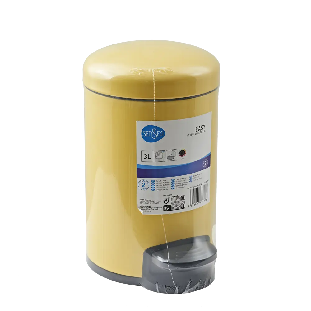 Контейнер для мусора Sensea Easy 3 л цвет жёлтый 82255843 STLM-2005878 Без серии - Вид №9