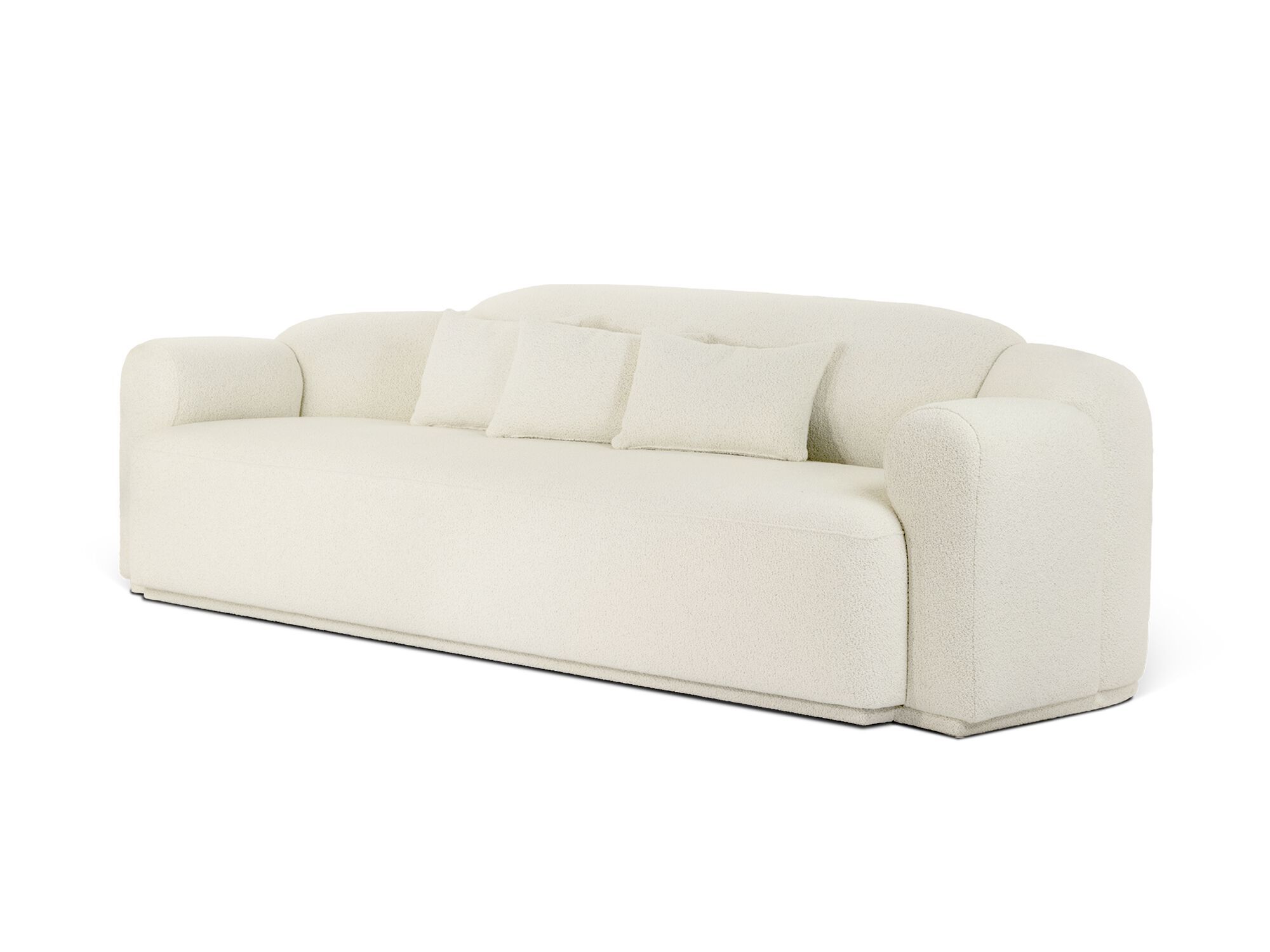 3-местный изогнутый тканевый диван JOSÉ LEITE DE CASTRO CHRYSLER ARCH-00044444