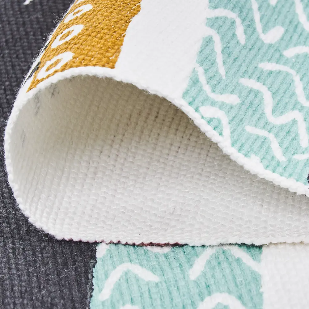 Коврик прикроватный хлопок «Дино-яркость» 60x120 см, цвет белый Santreyd STLM-2014146 - Вид №2