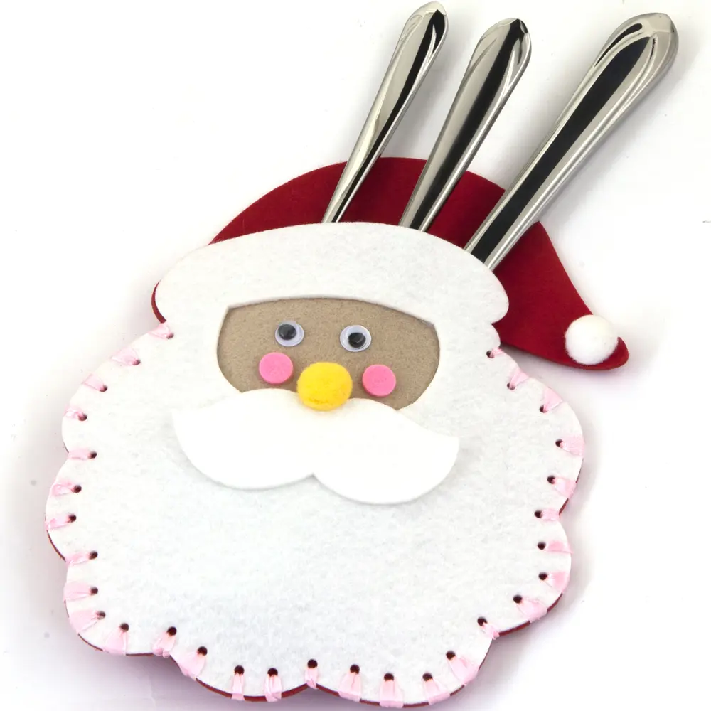 Конверт для столовых приборов Santa Санта Клаус белый 84547232 STLM-2124164 REMILING HOUSEHOLD  - Вид №1
