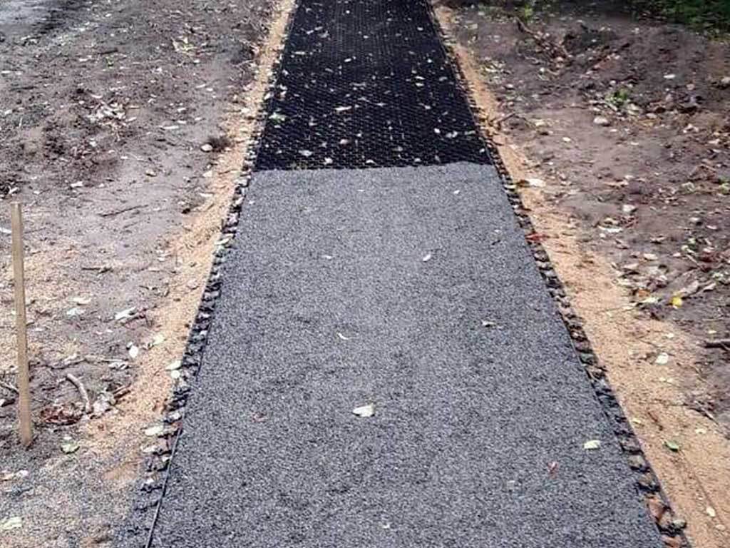 Пластиковый бордюр 58 мм, длина 1 м ГеоПластБорд GPBST-51 - Вид №15