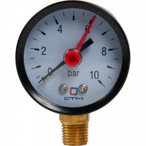 17955250 Манометр радиальный, 10 бар, 1/4"