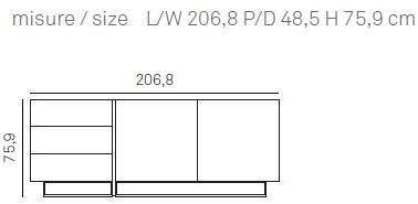 Gruppo Tomasella Лакированный буфет sun-id-1461893 - Вид №2