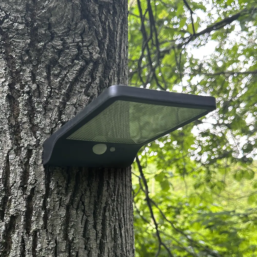 Светильник светодиодный уличный Duwi Solar LED на солнечных батареях с ДУ 10Вт 6500К 450Лм IP65 датчик движения черный 83972977 STLM-2041107  - Вид №1