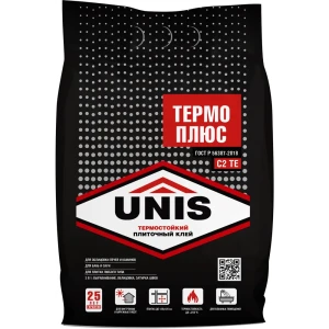 Unis Термо Плюс - термостойкий плиточный клей для нагреваемых поверхностей 87960010