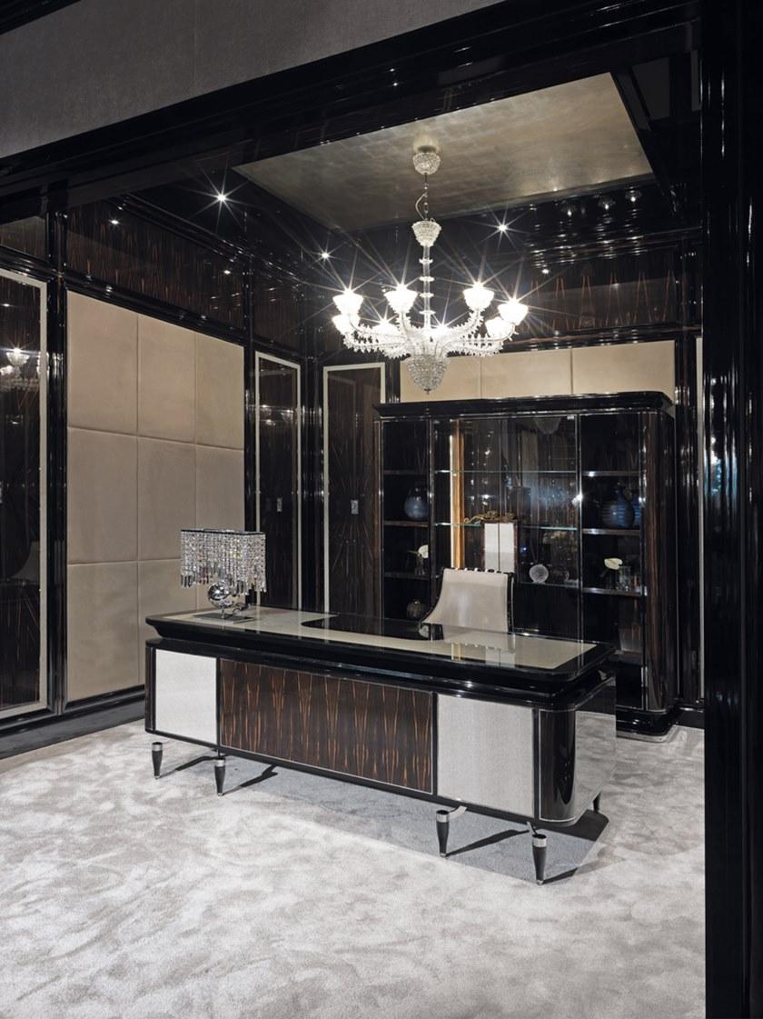 Bellotti Ezio Письменный стол из лакированного черного дерева с ящиками The majestic 2016-58 - Вид №1