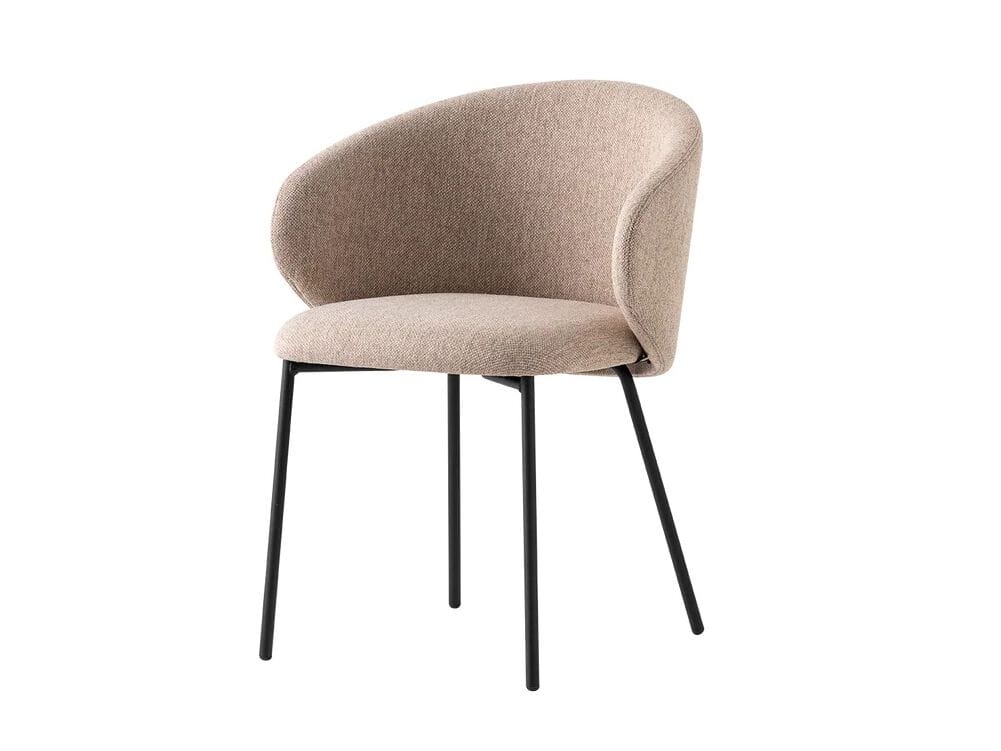 Мягкий стул с металлическими ножками Connubia Тука ARCH-00151536