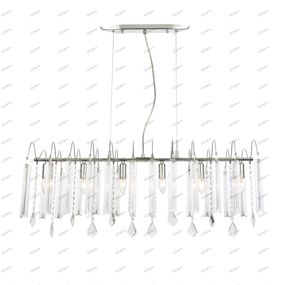 Подвесной светильник серебристый ST Luce Osoleto SL386.103.06 ST LUCE ДИЗАЙНЕРСКИЕ, OSOLETO 00-3890183 Серебро 