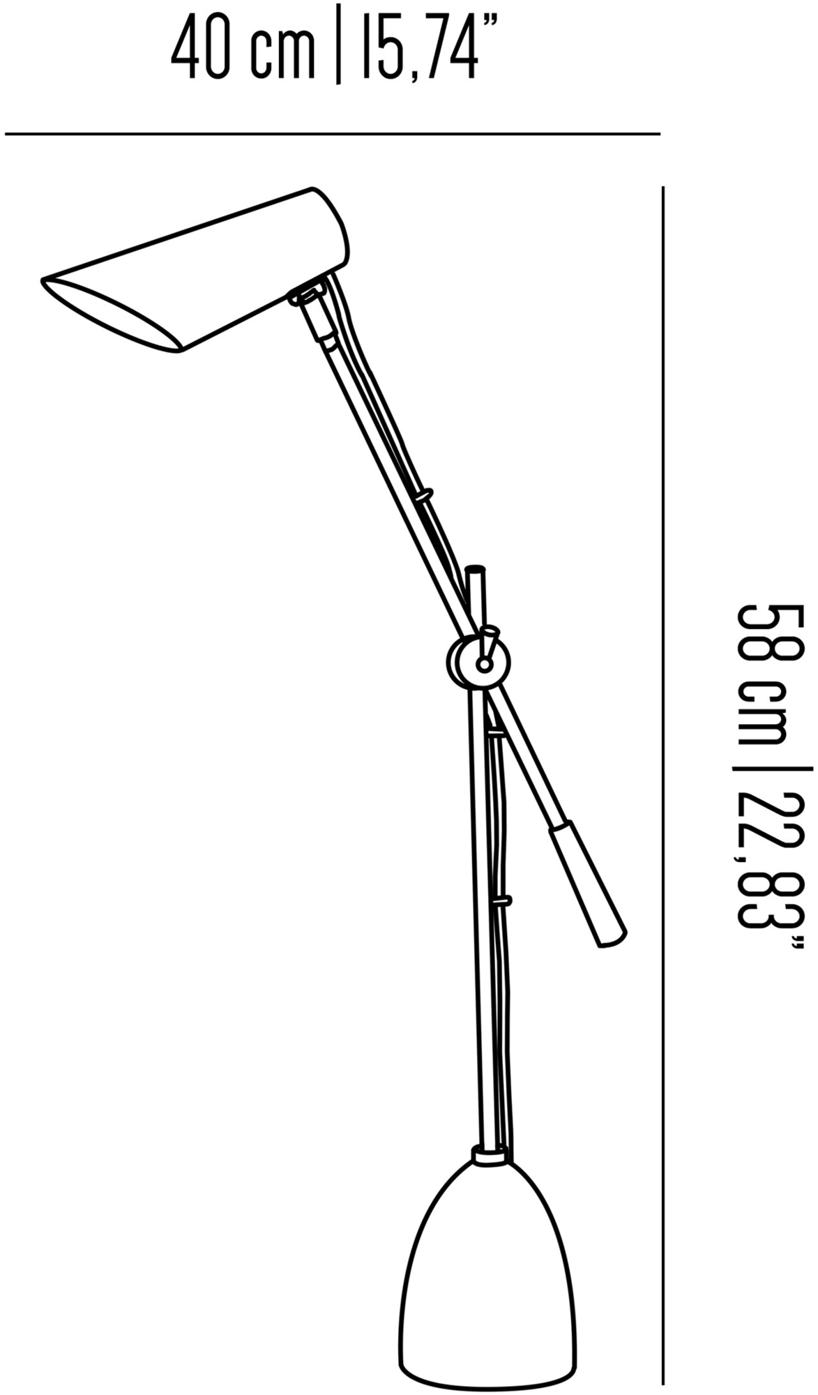 Il Bronzetto Регулируемая настольная лампа из латуни с гибким кронштейном Blossom Cam02 - Вид №3