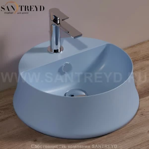 SH03PERVINCAMATT Накладная раковина на столешницу  круглая Simas Sharp