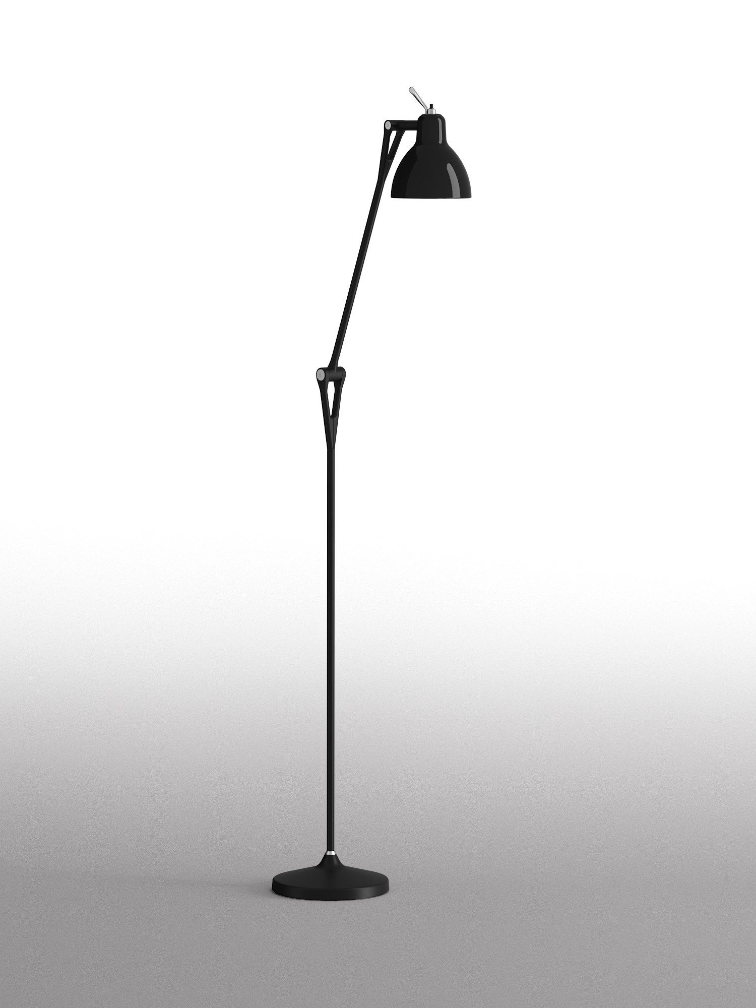 Торшер из стали и стекла с гибкой рукояткой Rotaliana Luxy ARCH-00083387 - Вид №17