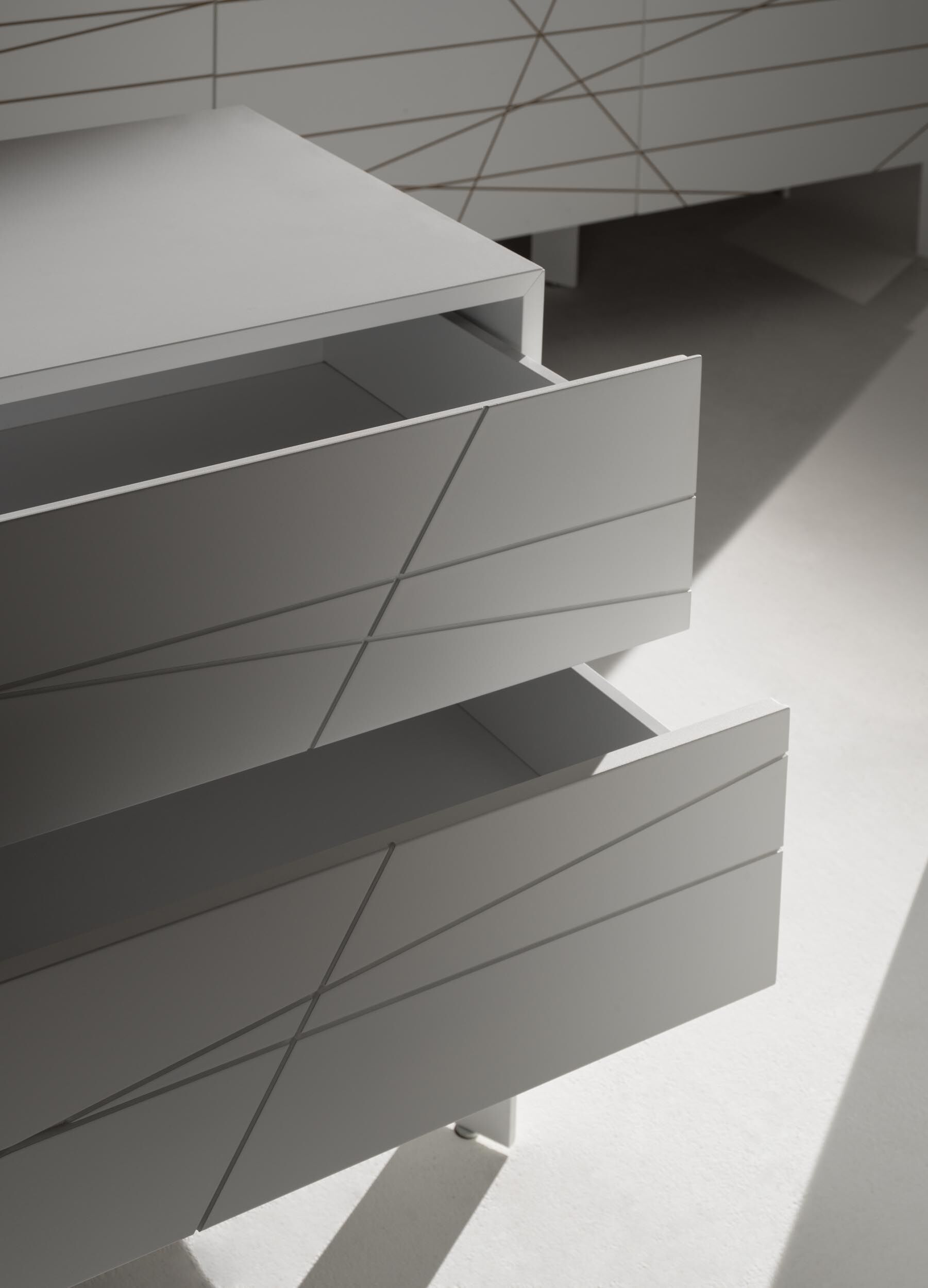 Прикроватная тумбочка из МДФ с ящиками ALBEDO Nazca B ARCH-00099341 - Вид №5