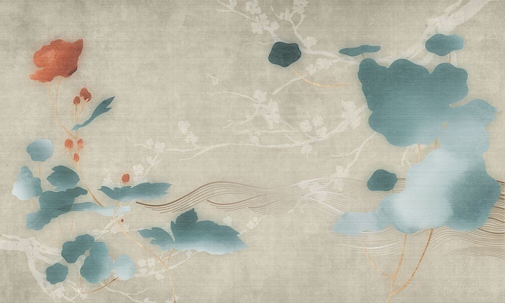 Обои с цветочными мотивами N.O.W. Edizioni TEXTILE / JAPAN TALE ARCH-00133150 - Вид №2