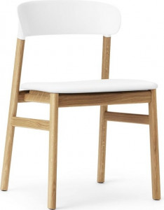1401018 Herit Обивка для стульев Oak Spectrum Leather White Normann Copenhagen