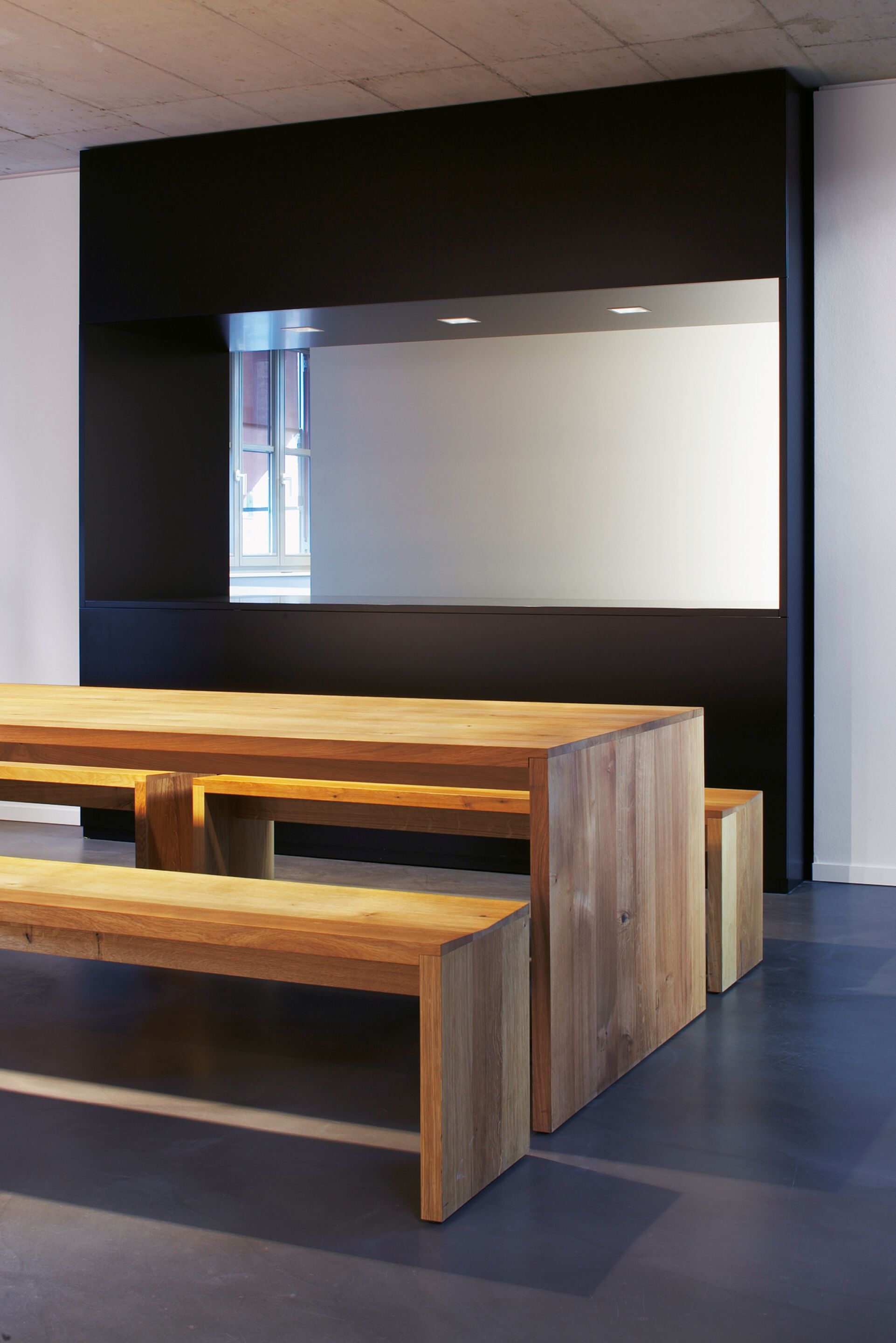 Твердый деревянный стол / стол e15 PONTE ARCH-00060004 - Вид №4