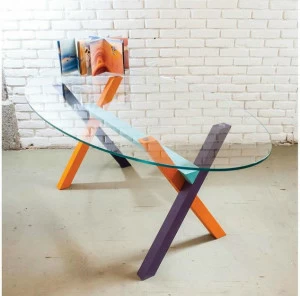 IFT Овальный стол из закаленного стекла