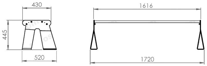 Arco Скамья без спинки Essential sun-id-1372270 - Вид №4