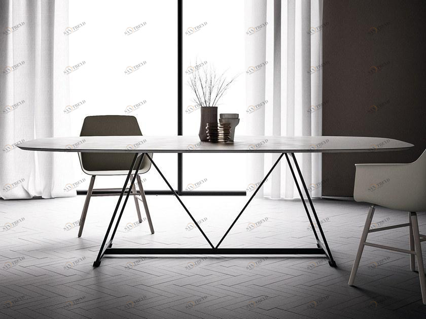 Dall'Agnese Овальный стол для гостиной sun-id-1498996