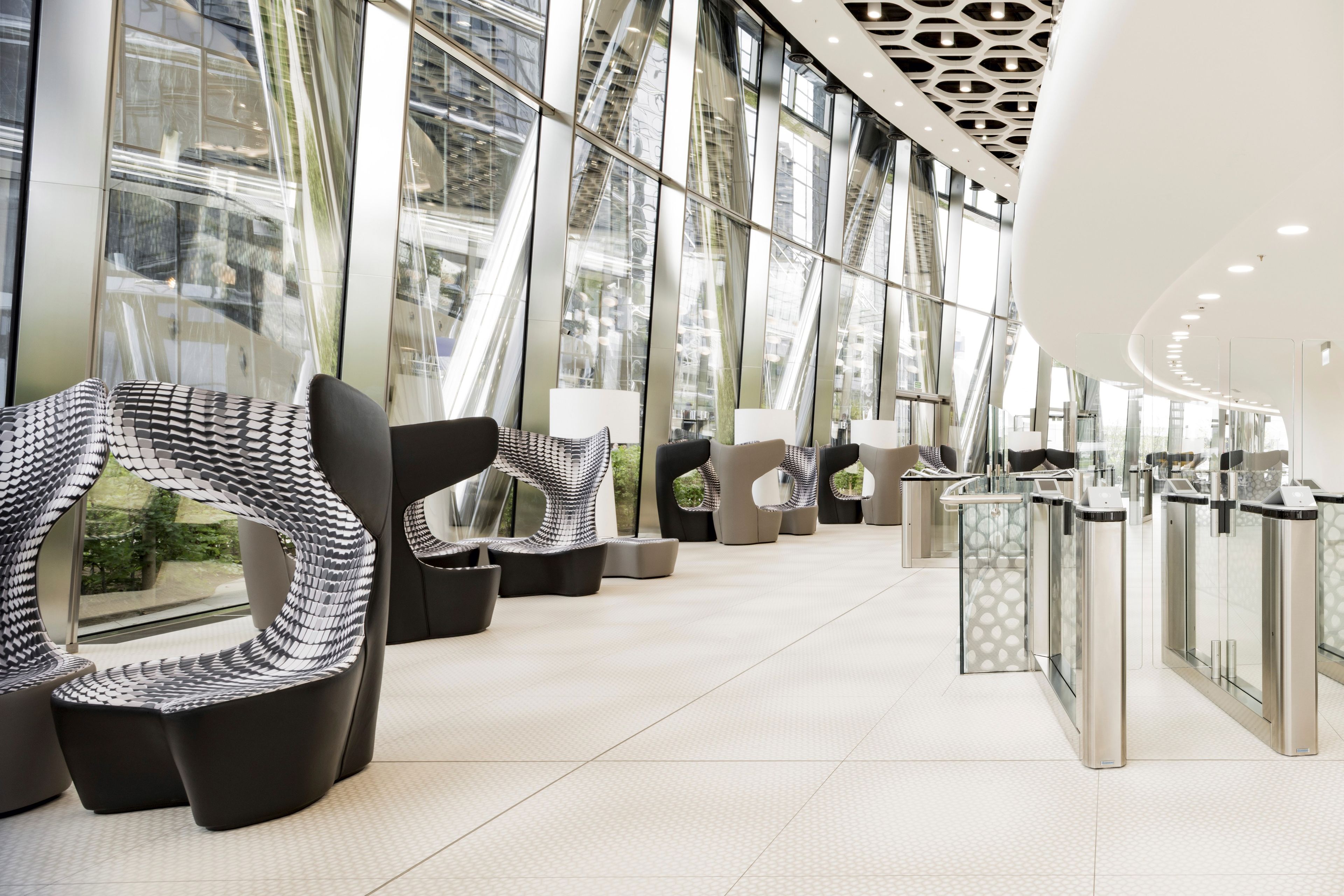 Тканевое кресло с высокой спинкой CAPPELLINI Drum ARCH-00039300 - Вид №8