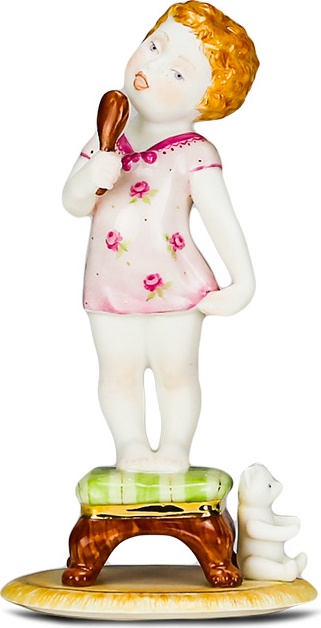 10631783 RUPOR manufactory Скульптура "Лев" (роспись) Фарфор 