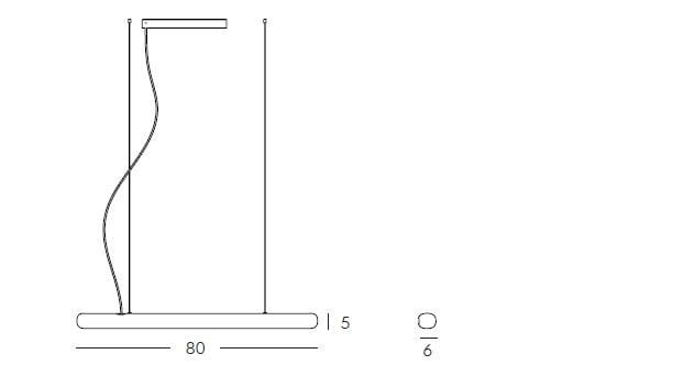 Светодиодный подвесной светильник из полиэтилена SLIDE Стилет ARCH-00036414 - Вид №12