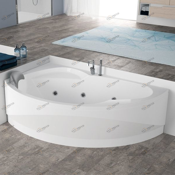 Ванна Hydromassage Novellini VOGUE с набортным смесителем, системой дезинфекции и боковой панелью VOG516585PDA1