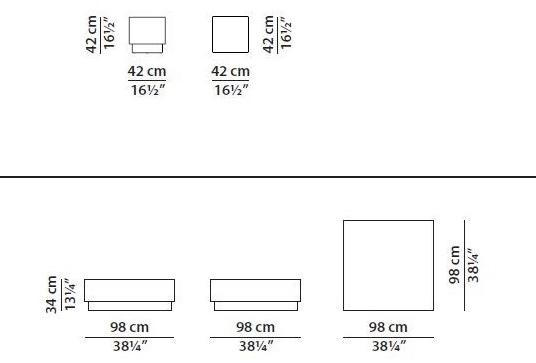 BAXTER Низкий квадратный журнальный столик sun-id-1389968 - Вид №9