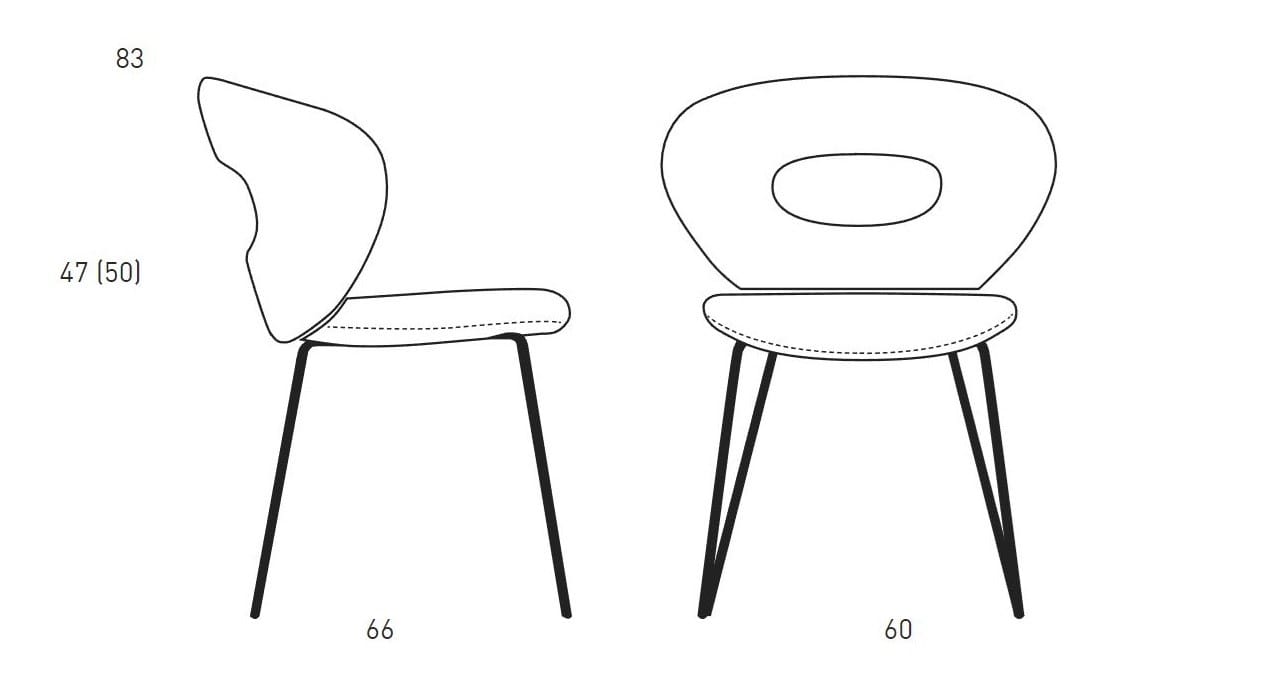 Мягкий стул из ткани KFF Алиса ARCH-00093690 - Вид №10