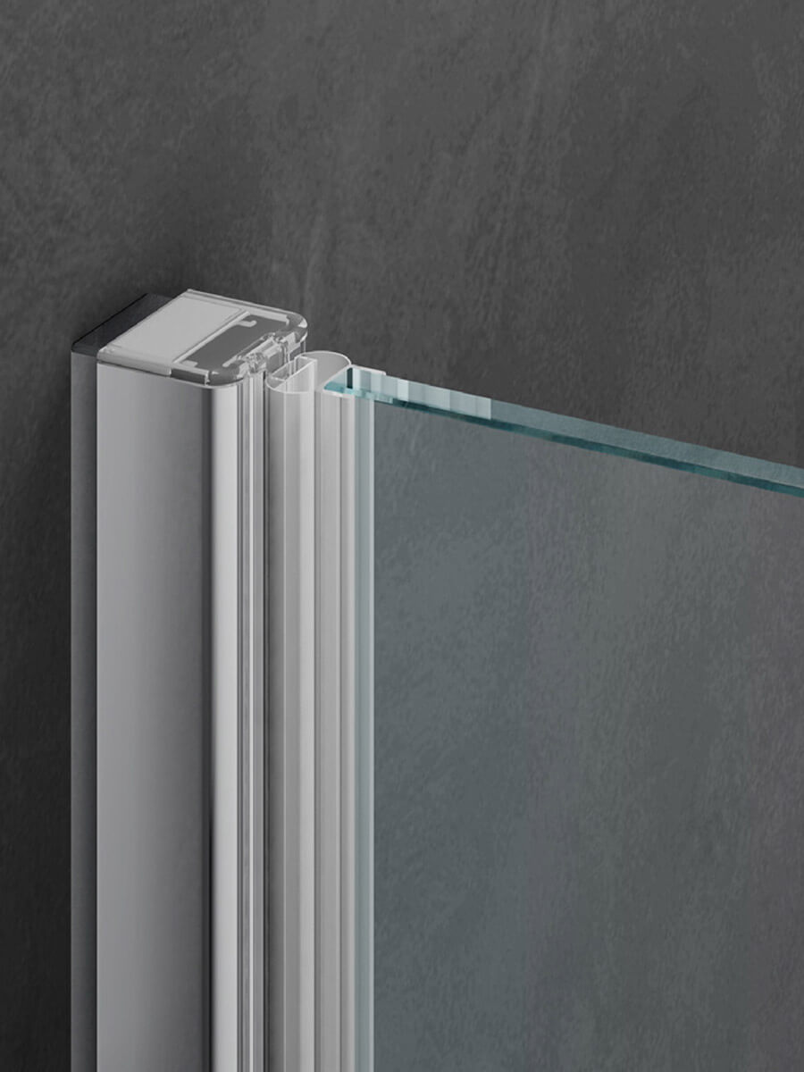 Маятниковая дверь в нишу Provex Jolly JN 2100 JN 05 GL с боковым элементом 2100JN05GL - Вид №2