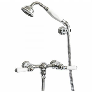 Traditional bathrooms P&R Duscharmatur mit Porzellanhebel Lever Pr5510.bn