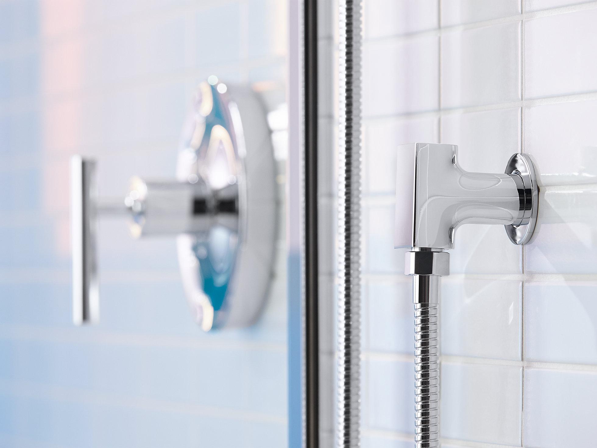 KOHLER Настенный приточный патрубок Exhale с обратным клапаном K-98353-BN  - Вид №2