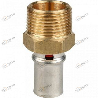 Муфта переходная STOUT 16х3/4" НР под пресс SFP0001003416