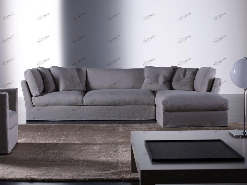 Meridiani Модульный диван со съемным чехлом из ткани Queen sun-id-1513580