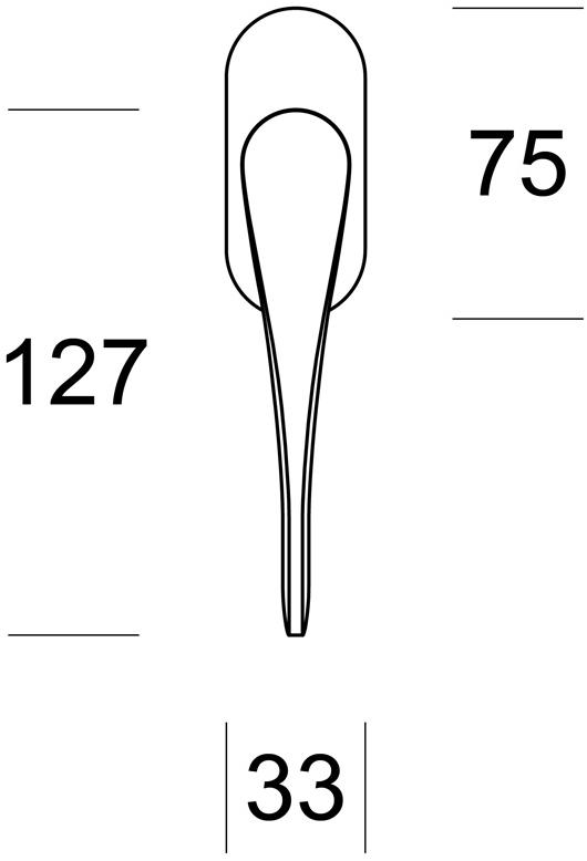 Ento Оконная ручка из латуни dk Spoon 6228 - Вид №1