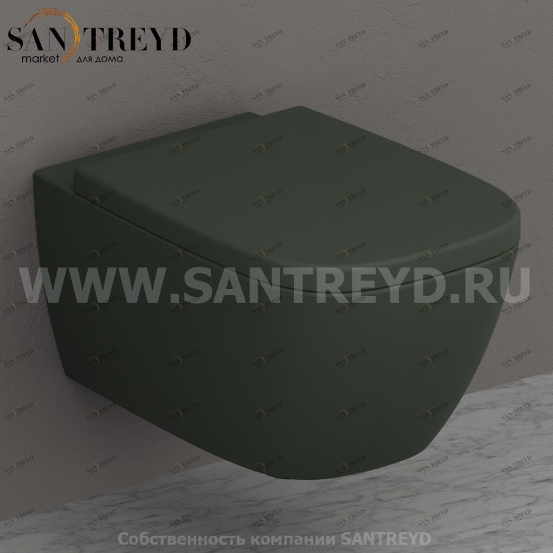 GNS02FE Подвесной унитаз настенный Зеленый Ceramica Globo GENESIS Италия