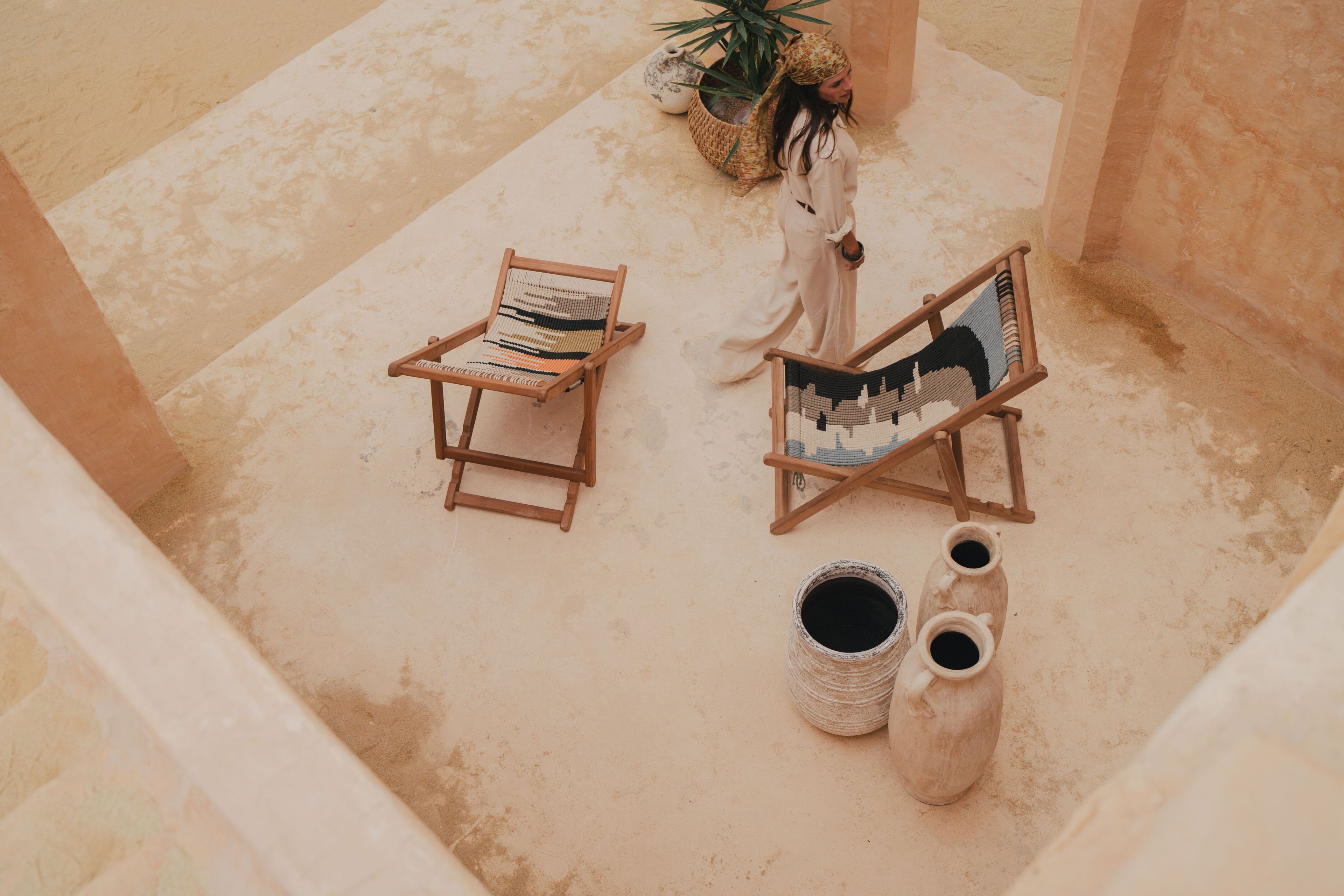 Кресло для отдыха из тикового дерева и веревки cbdesign Виареджо ARCH-00142467 - Вид №2