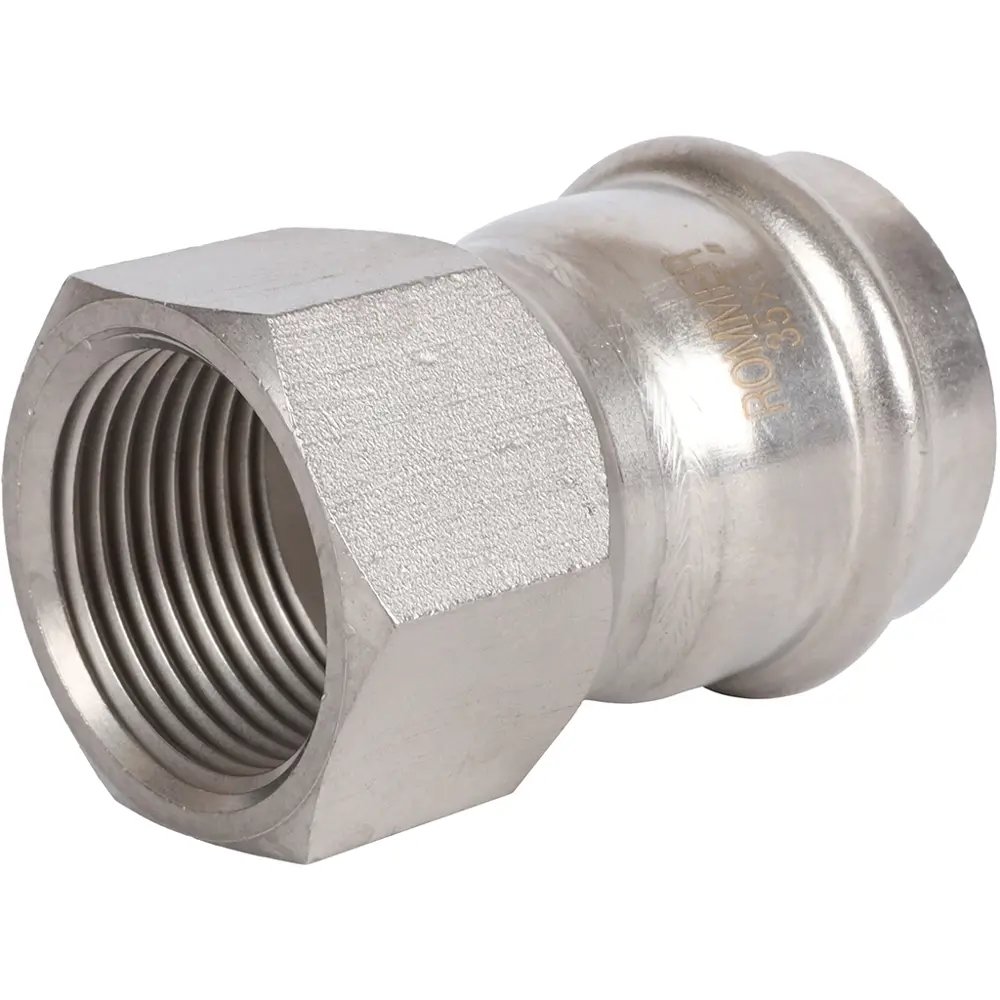 Муфта переходная Rommer 1"x35 мм ВПр-ВР нержавеющая сталь STLM-2065521