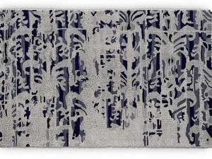 Прямоугольный ковер ручной работы из шерсти